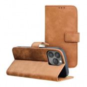 iPhone 14 Plus Plånboksfodral Tender Eco Läder Brun
