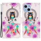 iPhone 14 Plus Plånboksfodral Folio Flip - Owl Chime