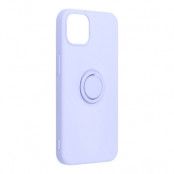 Forcell iPhone 14 Plus Skal Silikon Ring Violett