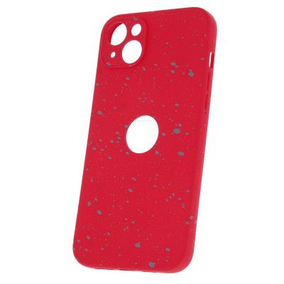 iPhone 14 Plus skal granitmönster röd