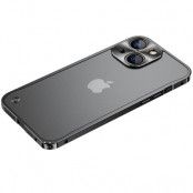 iPhone 14 Plus Skal Metall Slim - Svart