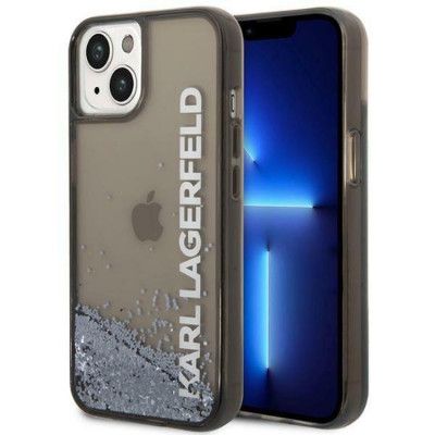 Karl Lagerfeld iPhone 14 Plus Mobilskal Magsafe Liquid Glitter