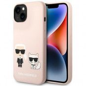 Karl Lagerfeld iPhone 14 Plus Skal Magsafe Silicone Karl & Choupette