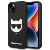 Karl Lagerfeld iPhone 14 Plus Skal MagSafe Silicone Choupette Head