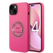 Karl Lagerfeld iPhone 14 Plus Skal Silicone RSG - Rosa