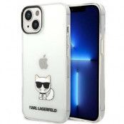 Karl Lagerfeld iPhone 14 Plus Skal Transparent Choupette Body - Clear