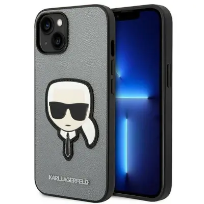 Karl Lagerfeld iPhone 14/15 Plus Mobilskal MagSafe Saffiano Karl´s
