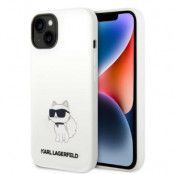 Karl Lagerfeld Magsafe iPhone 14 Plus Skal Choupette Silicone - Vit