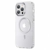 Kingxbar iPhone 14 Plus Skal Magsafe PQY Ice Crystal - Silver