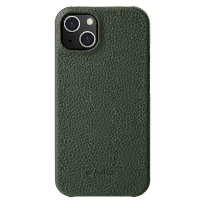 MELKCO iPhone 14 Plus Mobilskal Äkta Läder PC - Grön