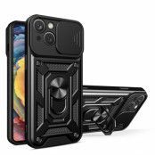 Motorola Moto G62 5G Skal Ringhållare Hybrid Armor Camshield - Svart