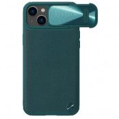 Nillkin iPhone 14 Plus Skal CamShield Läder S - Grön