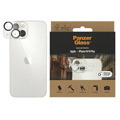 PanzerGlass iPhone 14/14 Plus Kameralinsskydd Härdat Glas Platinum