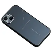 R-JUST RJ-52 Ultra Slim Mobilskal i Aluminium + TPU för iPhone 14 Plus - Blå