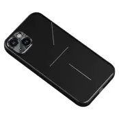 R-JUST RJ-52 Ultra Slim Mobilskal i Aluminium + TPU för iPhone 14 Plus - Svart