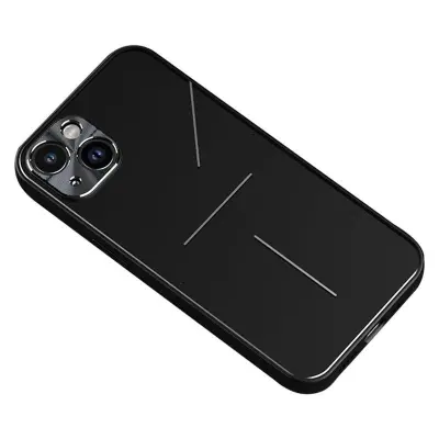 R-JUST RJ-52 Ultra Slim Mobilskal i Aluminium + TPU för iPhone 14 Plus - Svart