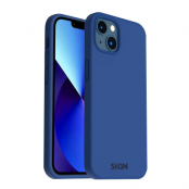 SiGN iPhone 14 Plus Skal Liquid Silicone - Havsblått