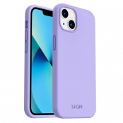 SiGN iPhone 14 Plus Skal Liquid Silicone - Lavender