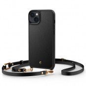 Spigen iPhone 14 Plus Magsafe Skal med Halsband Cyrill Charm - Svart
