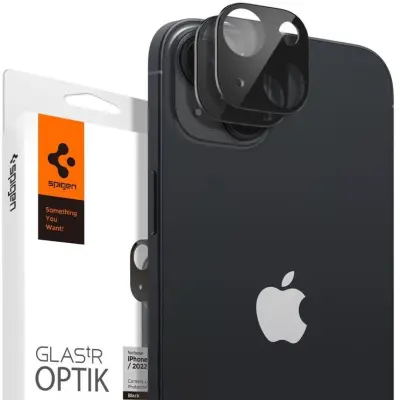 Spigen Optik Lens Protector (iPhone 14/14 Plus) - Svart