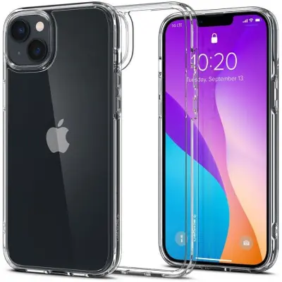 Spigen Ultra Hybrid (iPhone 14 Plus) - Transparent/svart