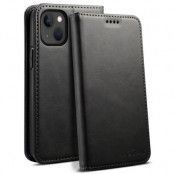 SUTENI iPhone 14 Plus Plånboksfodral Magnetic Kickstand - Svart