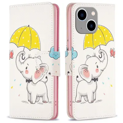 Trolsk Cute Elephant Wallet (iPhone 14 Plus)
