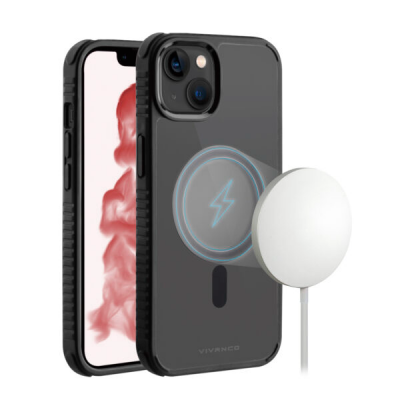 Vivanco Magsafe Solid Elite skal iPhone 14 Plus - Svart