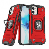 Wozinsky iPhone 14 Plus Mobilskal Ringhållare Armor - Röd
