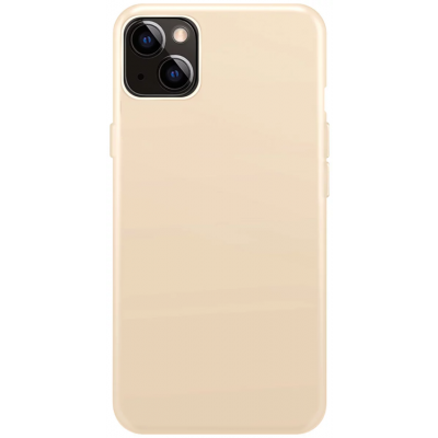 Xqisit iPhone 14 Plus Skal NP Silicone Anti Bac - Beige