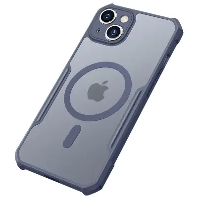 XUNDD Magnetic Fodral iPhone 14 Plus MagSafe Mörklila