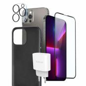 [4in1] Boom Startpaket till iPhone 14 Pro Max - Svart