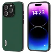 ABEEL iPhone 14 Pro Max Skal i Läder Grön