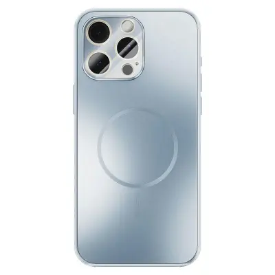 ABEEL iPhone 14 Pro Max Mobilskal Magnetisk TPU PC Kyl Matte Blå