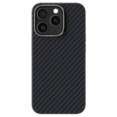 ABEEL iPhone 14 Pro Max Skal MagSafe Kolfiber Svart