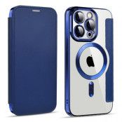 BOOM iPhone 14 Pro Max Magsafe Plånboksfodral RFID Flip - Sapphire