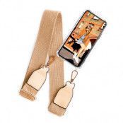 BOOM iPhone 14 Pro Max skal med mobilhalsband - Belt Beige