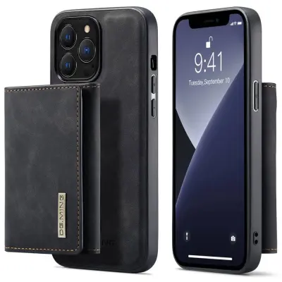 DG Ming M1 2-in-1 Wallet (iPhone 14 Pro Max) - Ljusbrun
