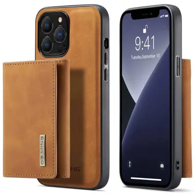 DG.MING M1 Series iPhone 14 Pro Max Mobilskal 2-i-1 Magnetisk Brun
