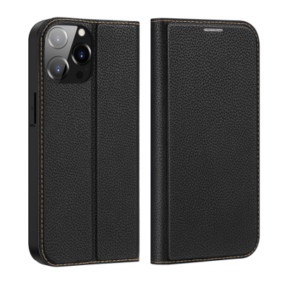 Dux Ducis iPhone 14 Pro Max Plånboksfodral Skin X2 - Svart