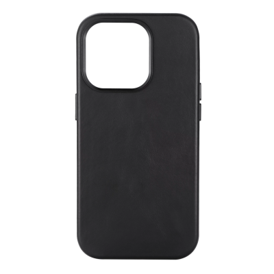 Essentials iPhone 14 Pro Max Mobilskal Magsafe Läder - Svart