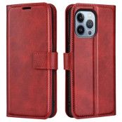 Flip Folio iPhone 14 Pro Max Plånboksfodral - Röd