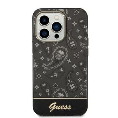 GUESS iPhone 14 Pro Max Skal Bandana Paisley - Svart