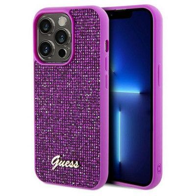 Guess iPhone 14 Pro Max MobilskalDisco Script Metal - Lila