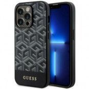 Guess iPhone 14 Pro Max Mobilskal MagSafe GCube Stripes - Svart