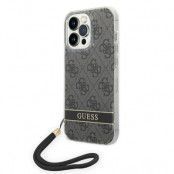 GUESS iPhone 14 Pro Max Skal Print Strap - Svart