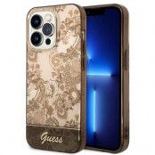 GUESS iPhone 14 Pro Max Skal Porcelain Collection - Ocher