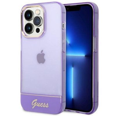 GUESS iPhone 14 Pro Max Skal Translucent - Lila
