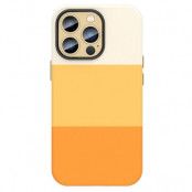 iPhone 14 Plus Skal Color Splicing - Orange