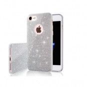 iPhone 14 Pro Max 3-i-1 Glitterfodral Silver